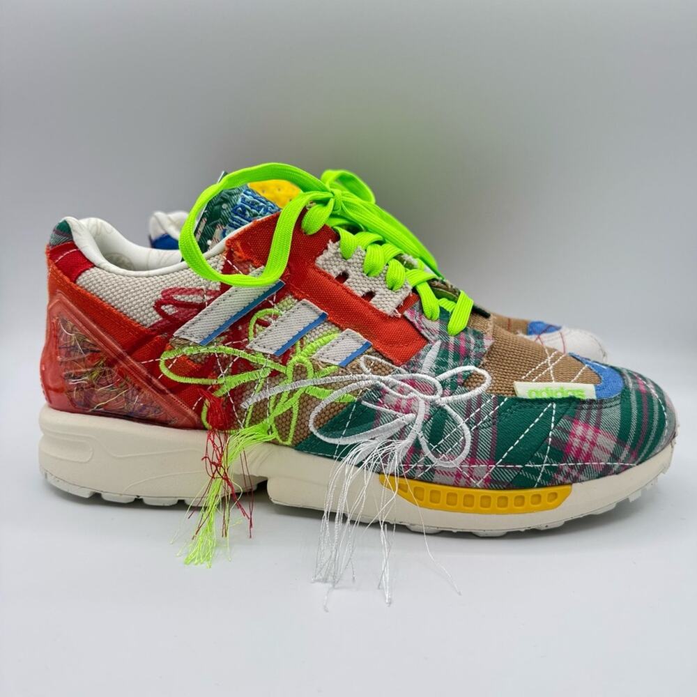 Adidas ZX 8000 x Super Earth Sean Wotherspoon Multicolor Sneakers Men’s Size 9.5 - Picture 2 of 8